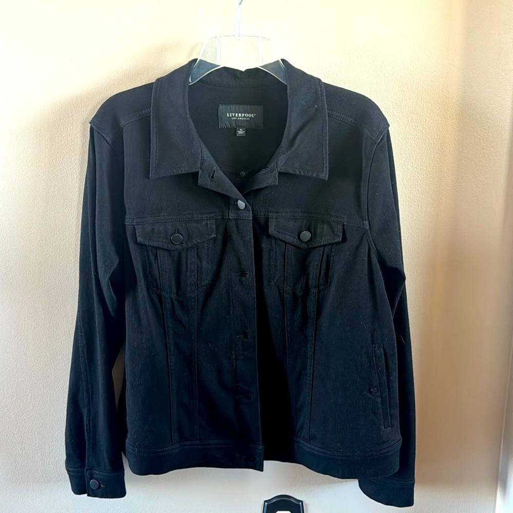 Black Jean jacket by Liverpool